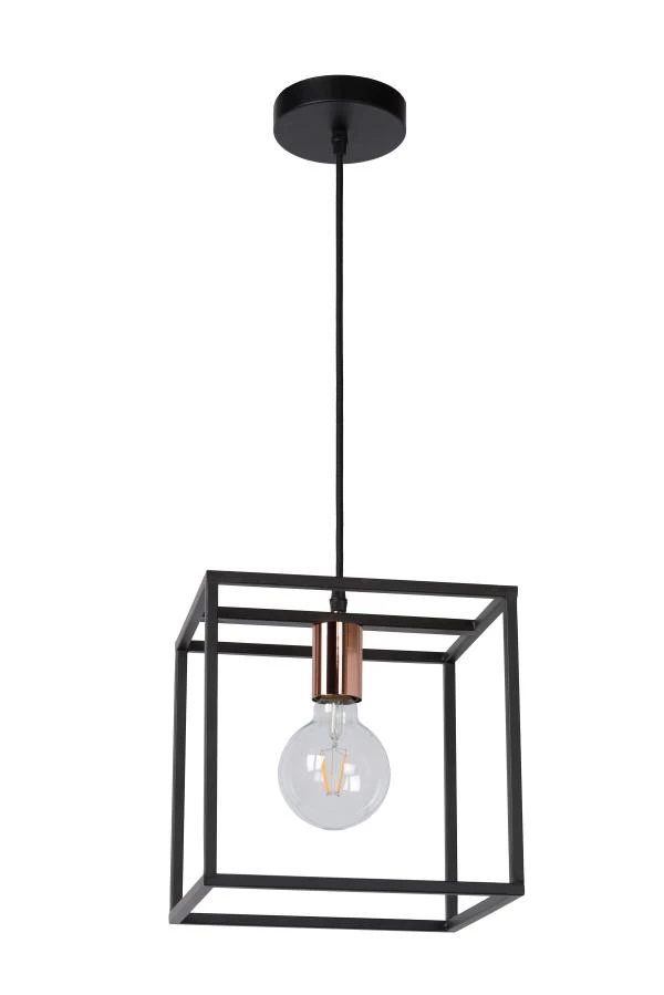 Lucide ARTHUR - Pendant light - 1xE27 - Black - turned off